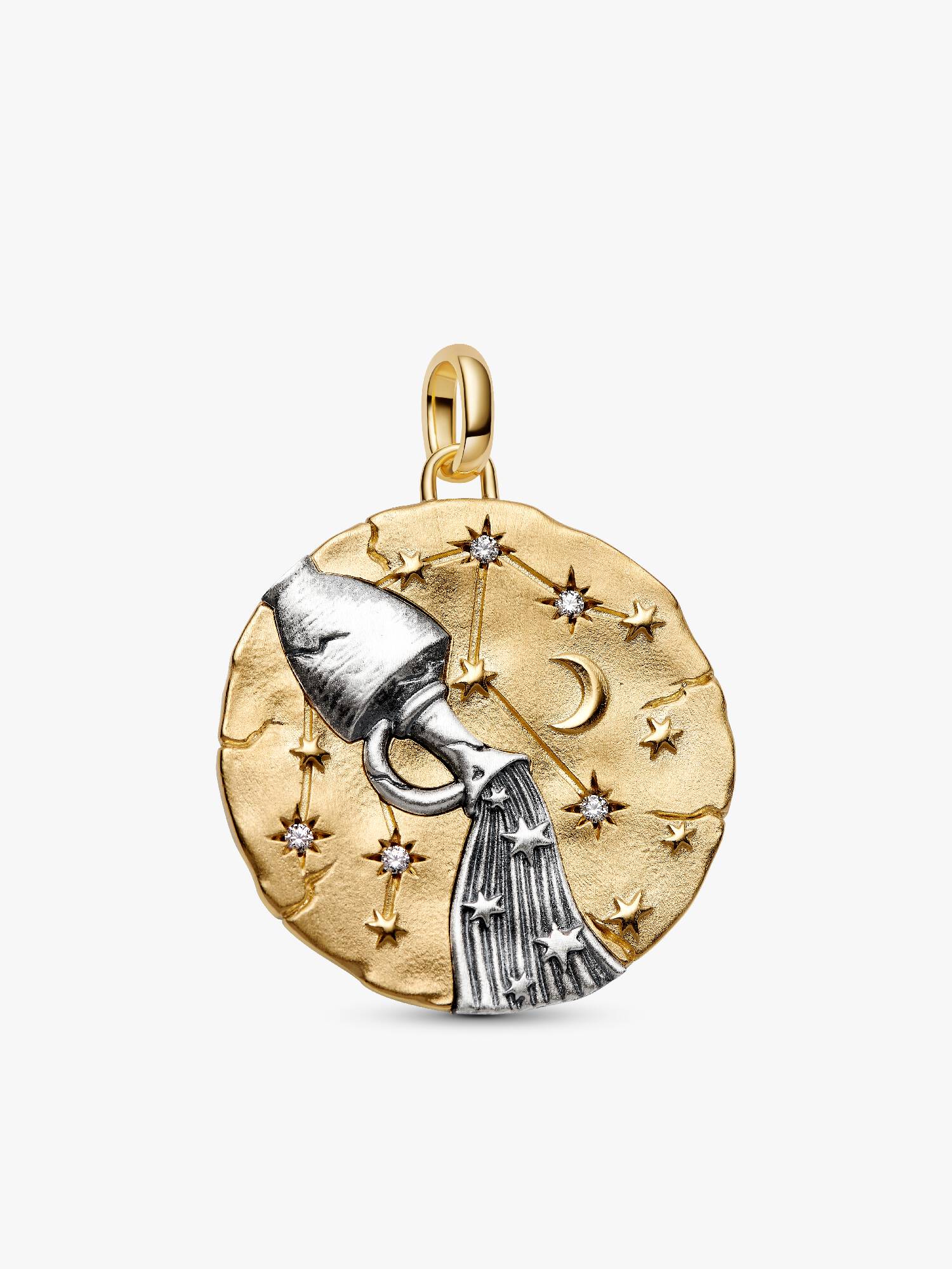 Charm Médaillon XL Signe du Verseau