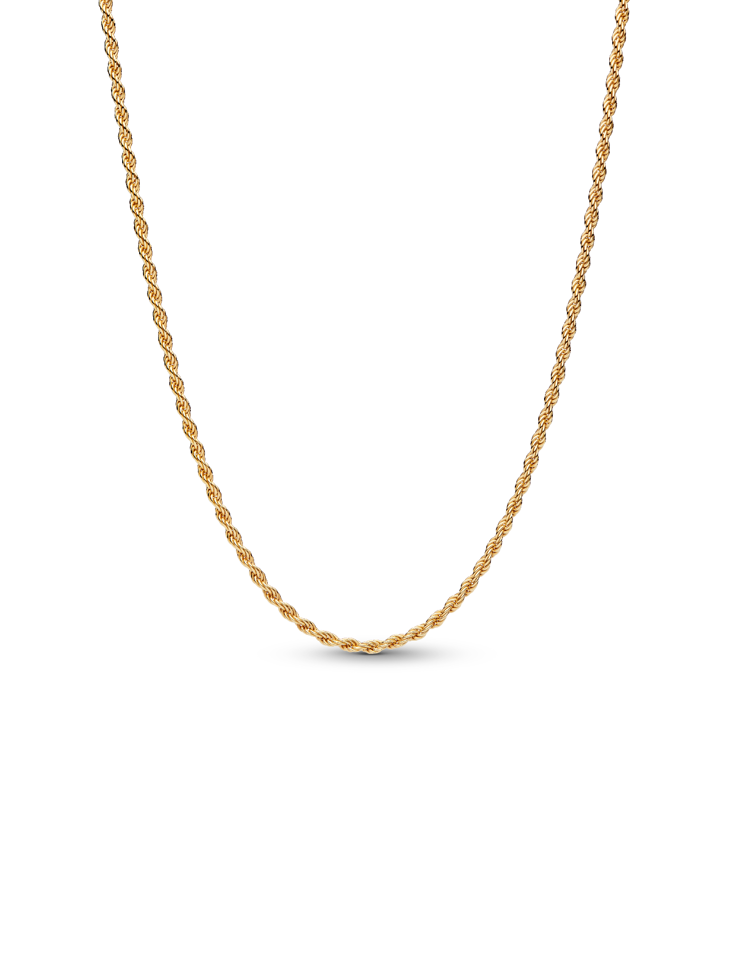 Collier Maille Corde Doré