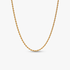 Collier Maille Corde Doré Collier Maille Corde Doré