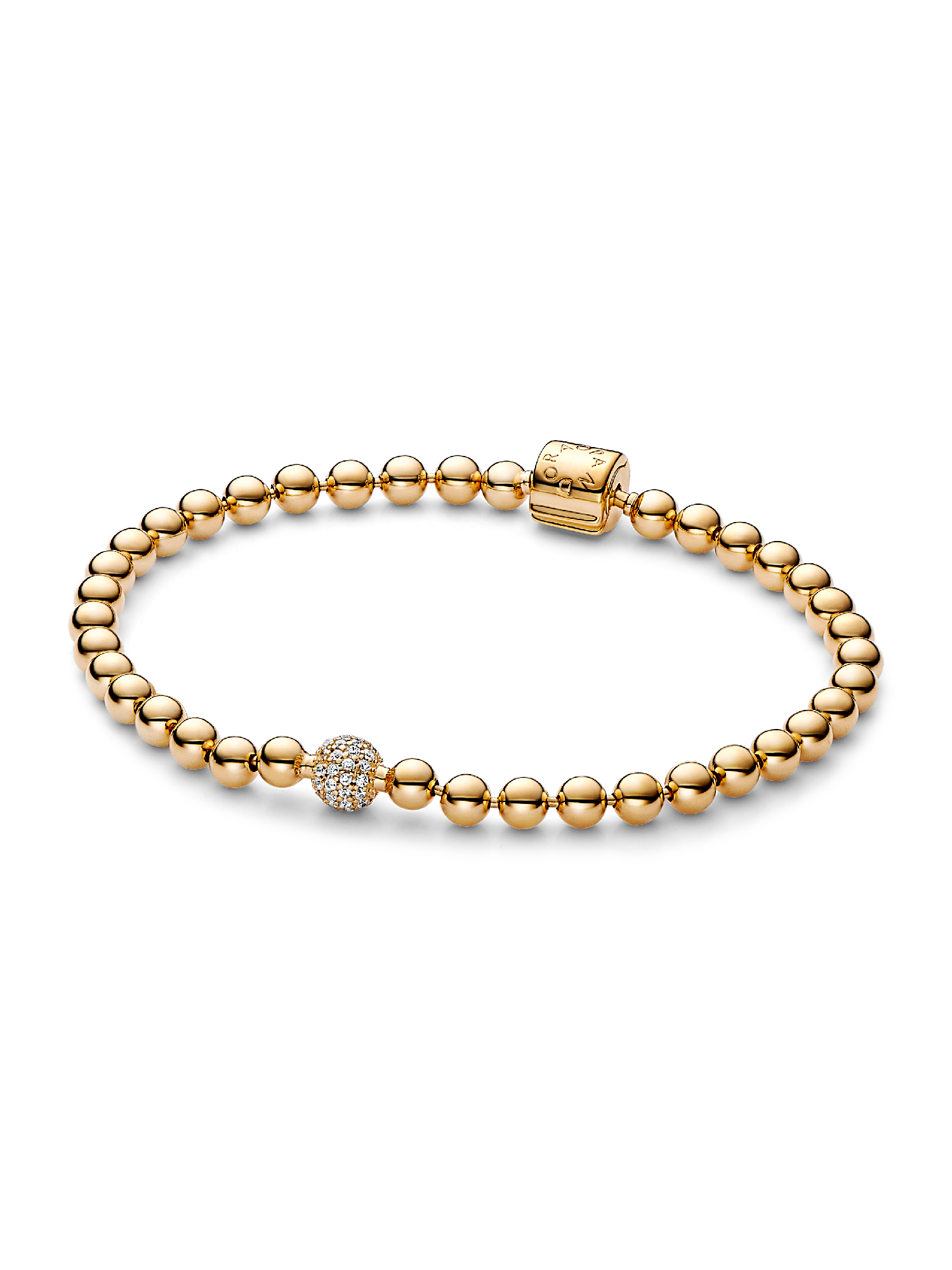 Bracelet Sphères et Pavé
