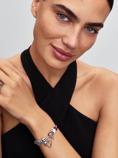 Bague Disney L’Étrange Noël de Monsieur Jack Cœur de Jack Noir