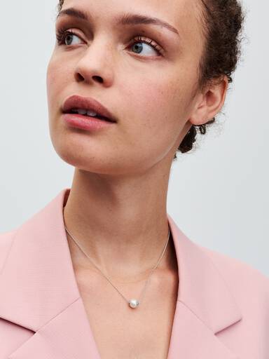 Collier Perle de Culture d'Eau Douce Traitée