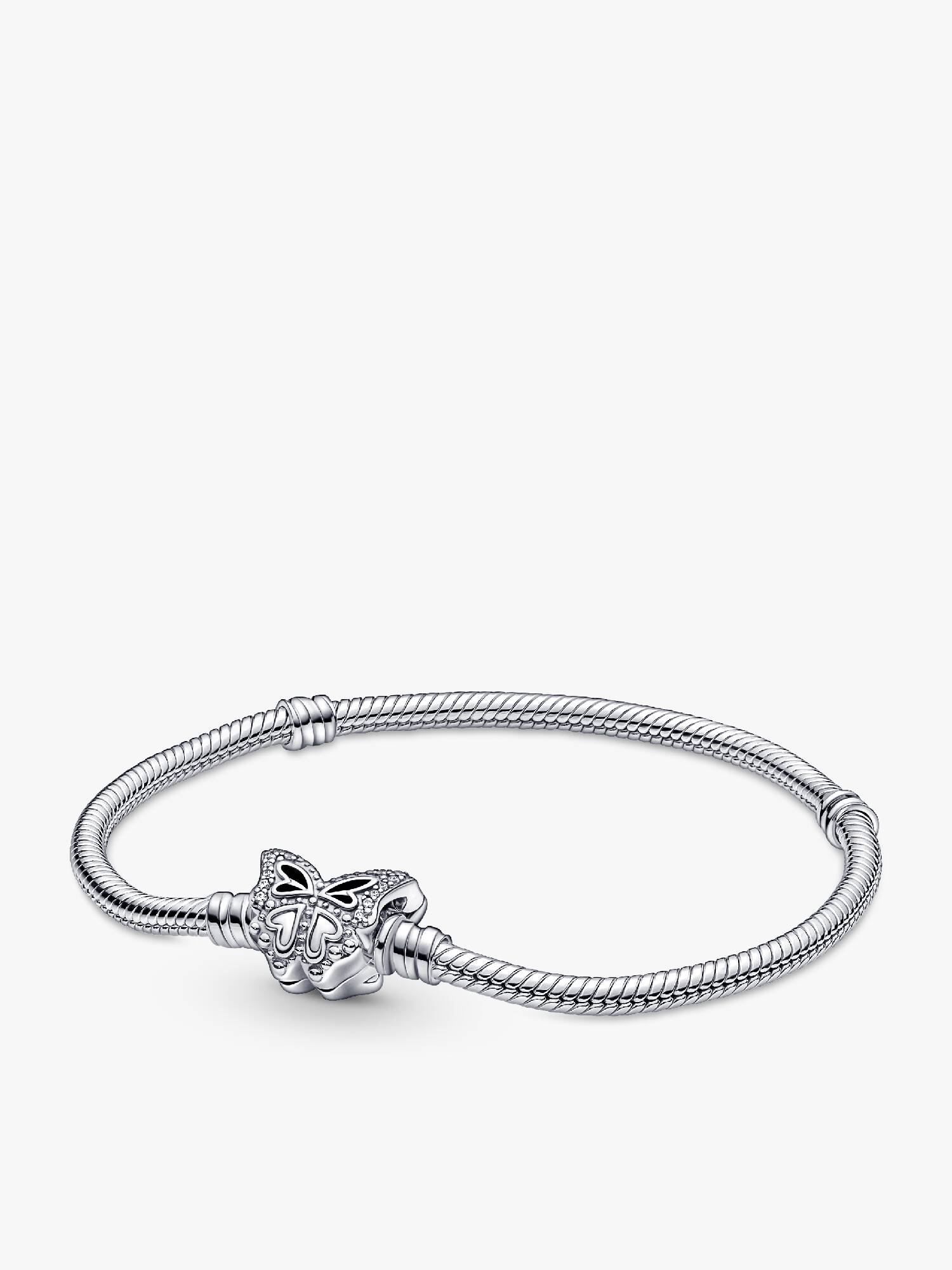 Bracelet Maille Serpent Fermoir Papillon