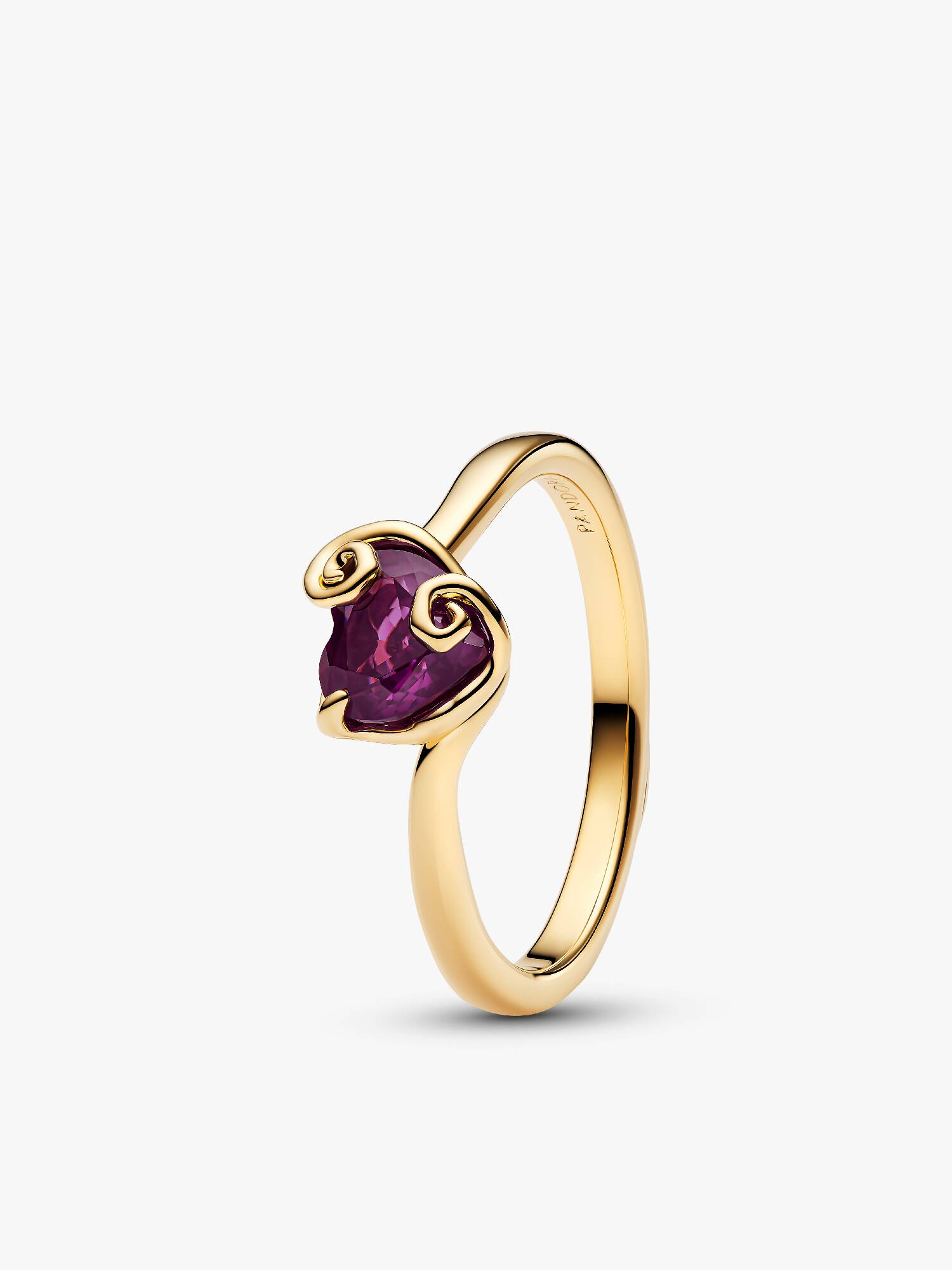 Bague Disney L’Étrange Noël de Monsieur Jack Cœur de Sally Violet Dorée