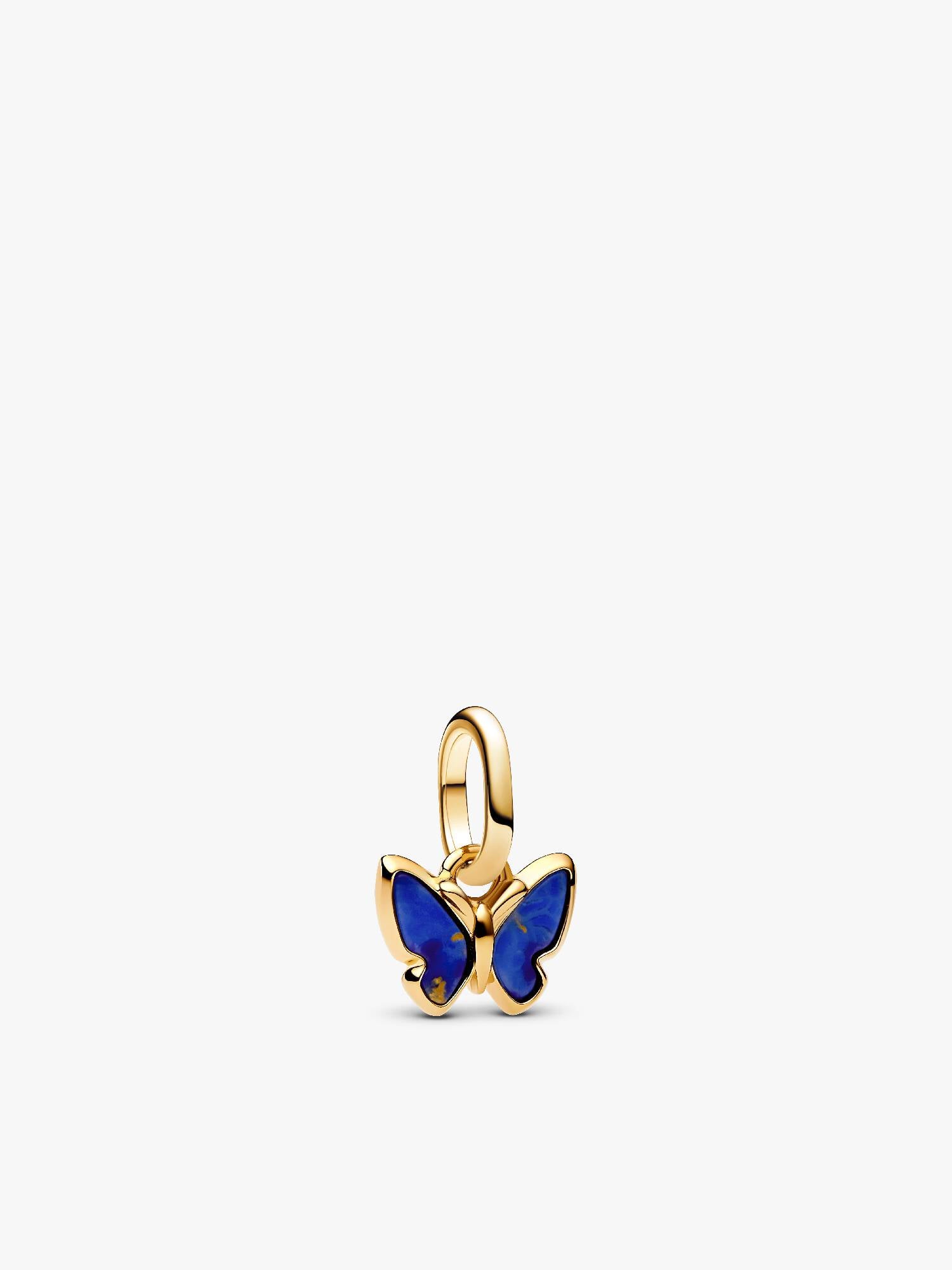 Mini Dangle Papillon Bleu