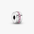 Charm Clip Rangée Scintillante Rose Charm Clip Rangée Scintillante Rose