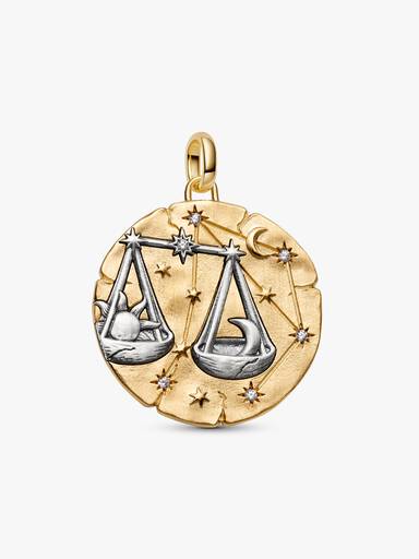 Charm Médaillon XL Signe de la Balance