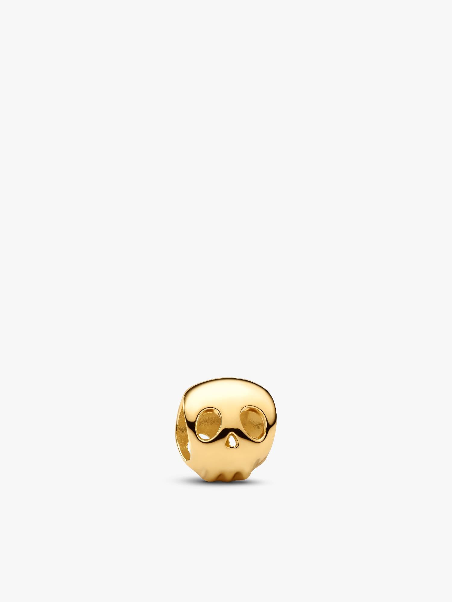 Mini Charm Tête de Mort Doré