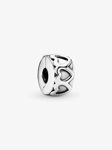Charm Clip Couronne de Cœurs