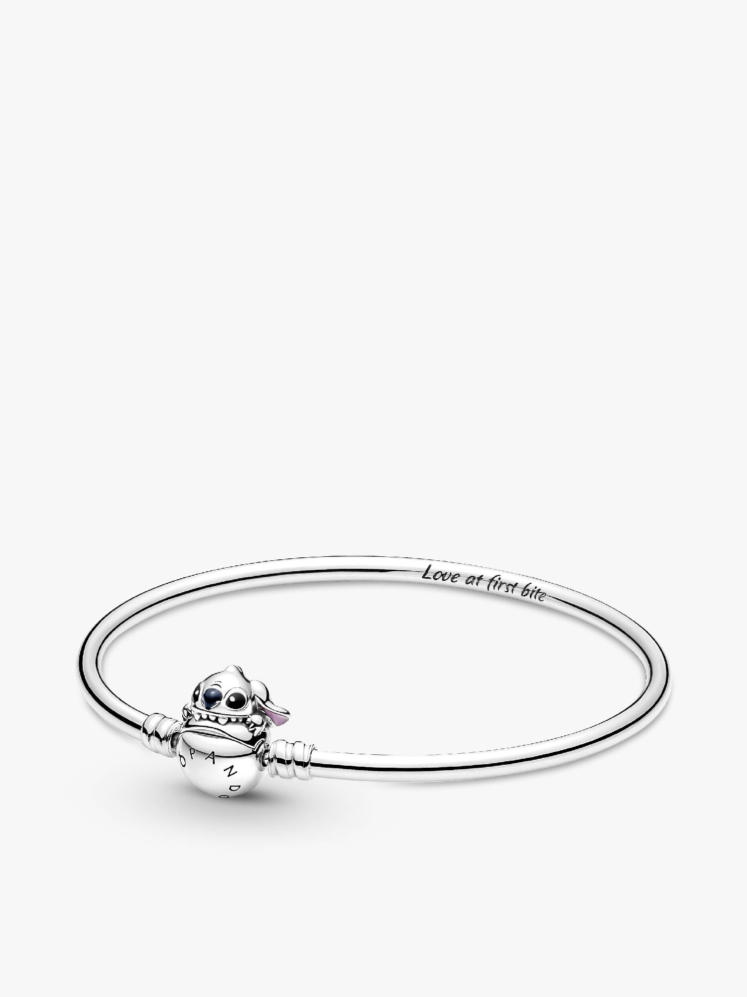 Bracelet Jonc Disney Stitch Mordant le Fermoir Pandora Moments