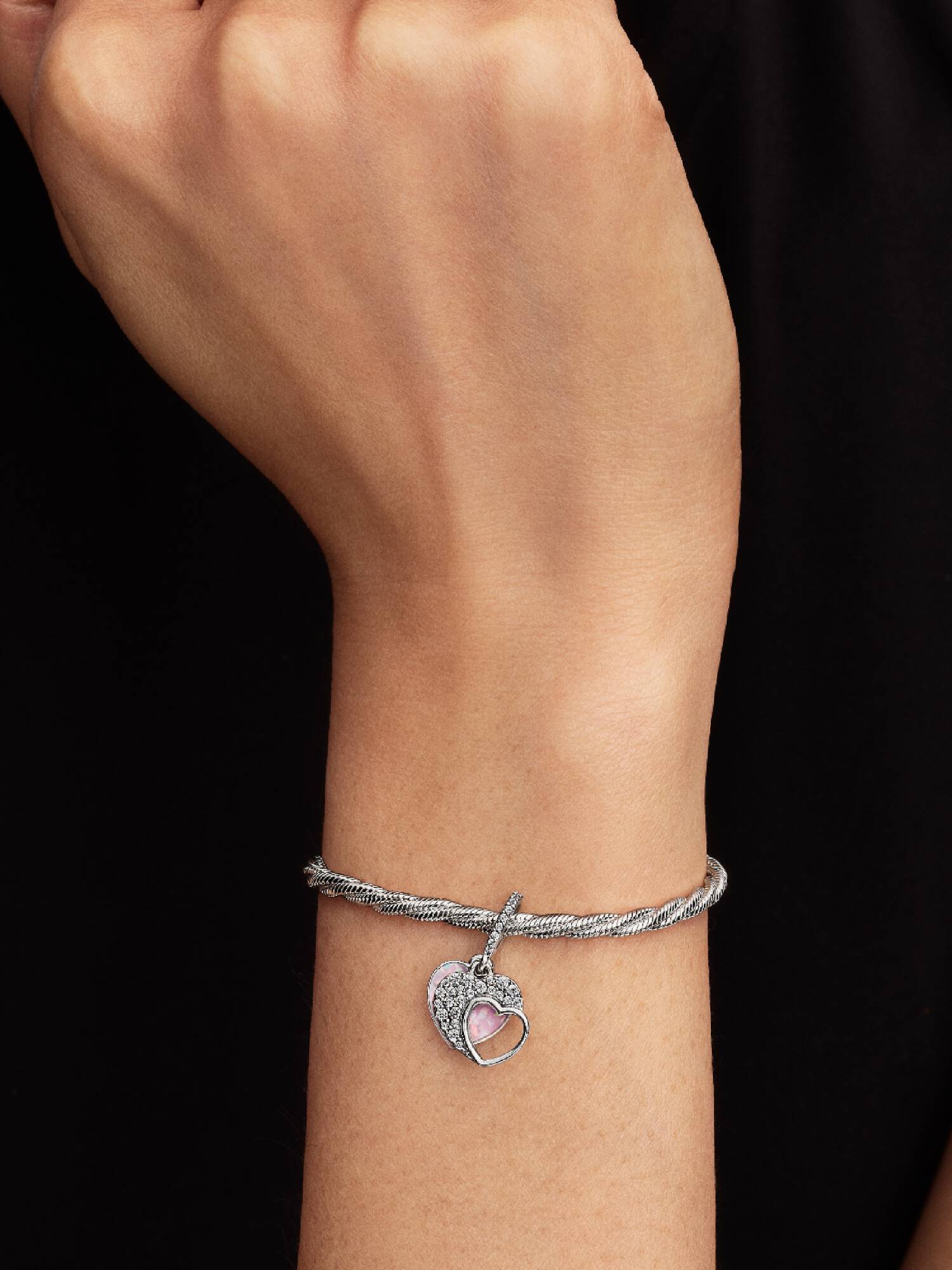 Charm Pendant Double Beautiful Mother
