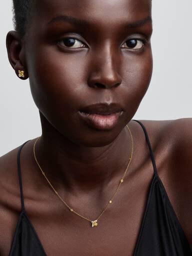 Collier avec Pendentif Abeille Doré