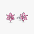 Clous d’Oreilles Fleur Rose Herbier Scintillant Clous d’Oreilles Fleur Rose Herbier Scintillant