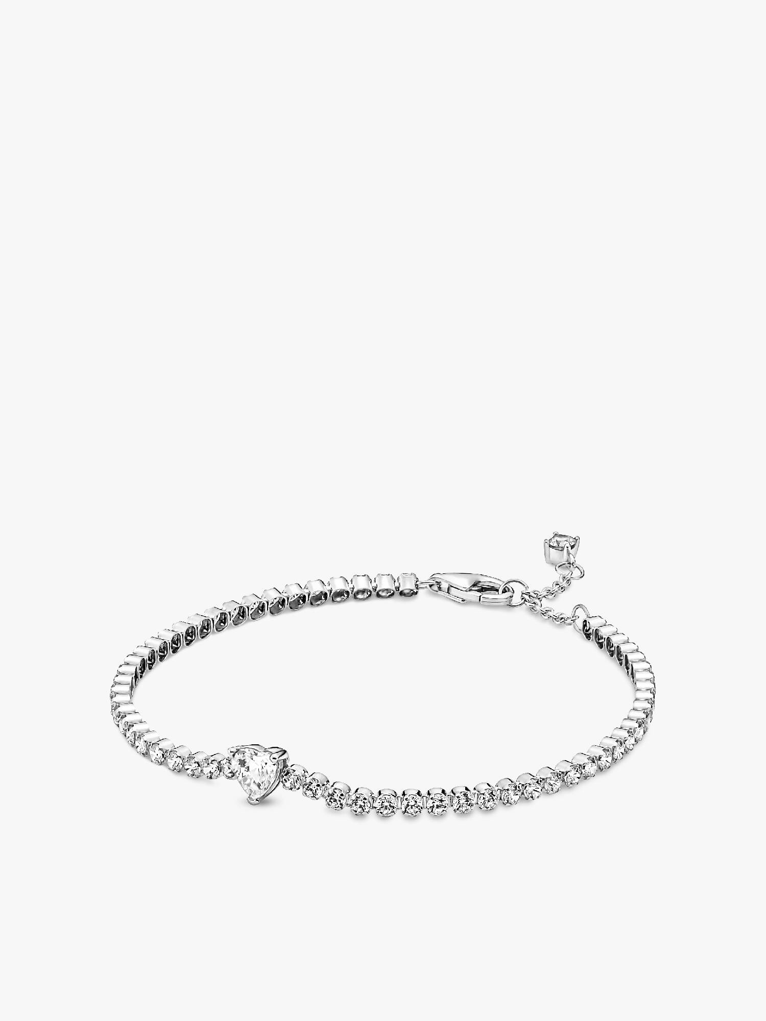 Bracelet Rivière Cœur Scintillant