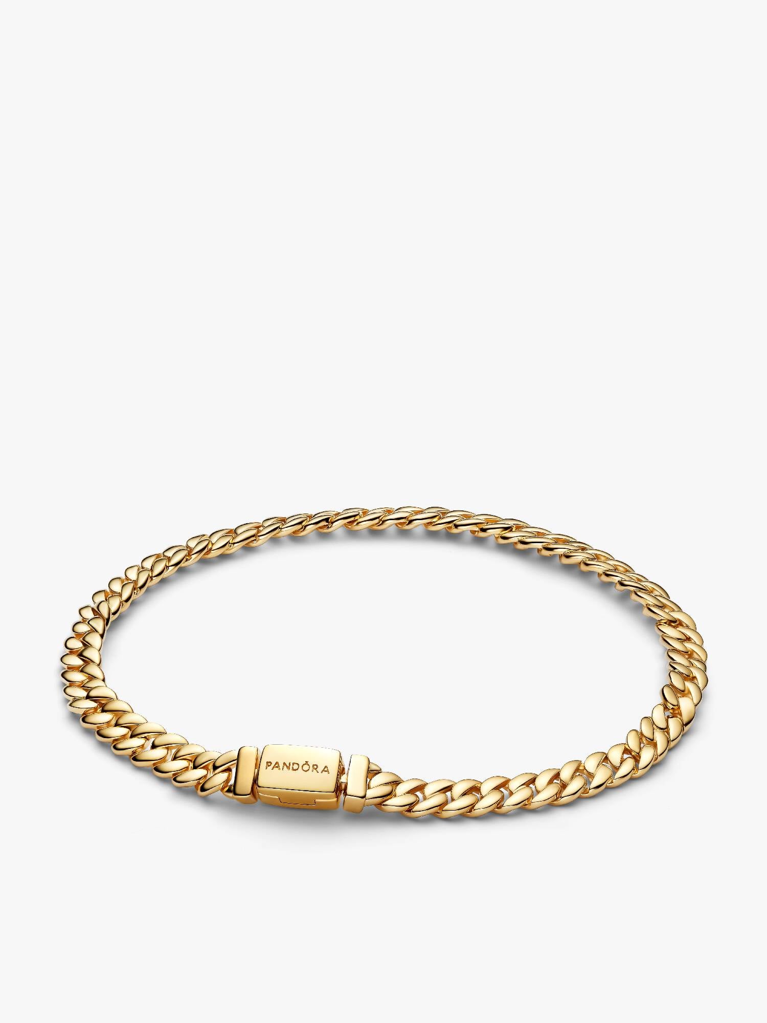 Bracelet Maille Cubaine Doré