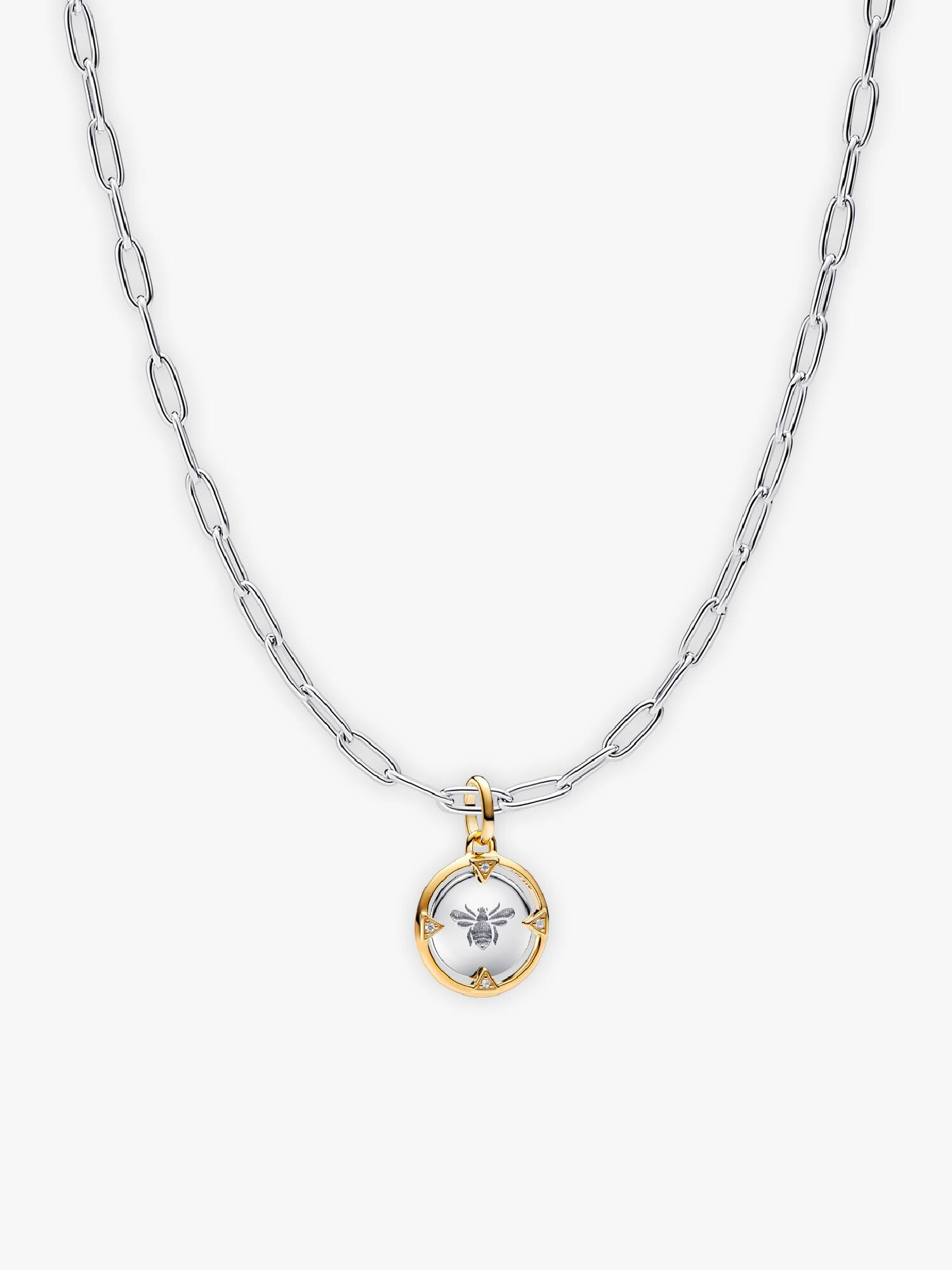Collier Chaîne Composé Médaillon Abeille