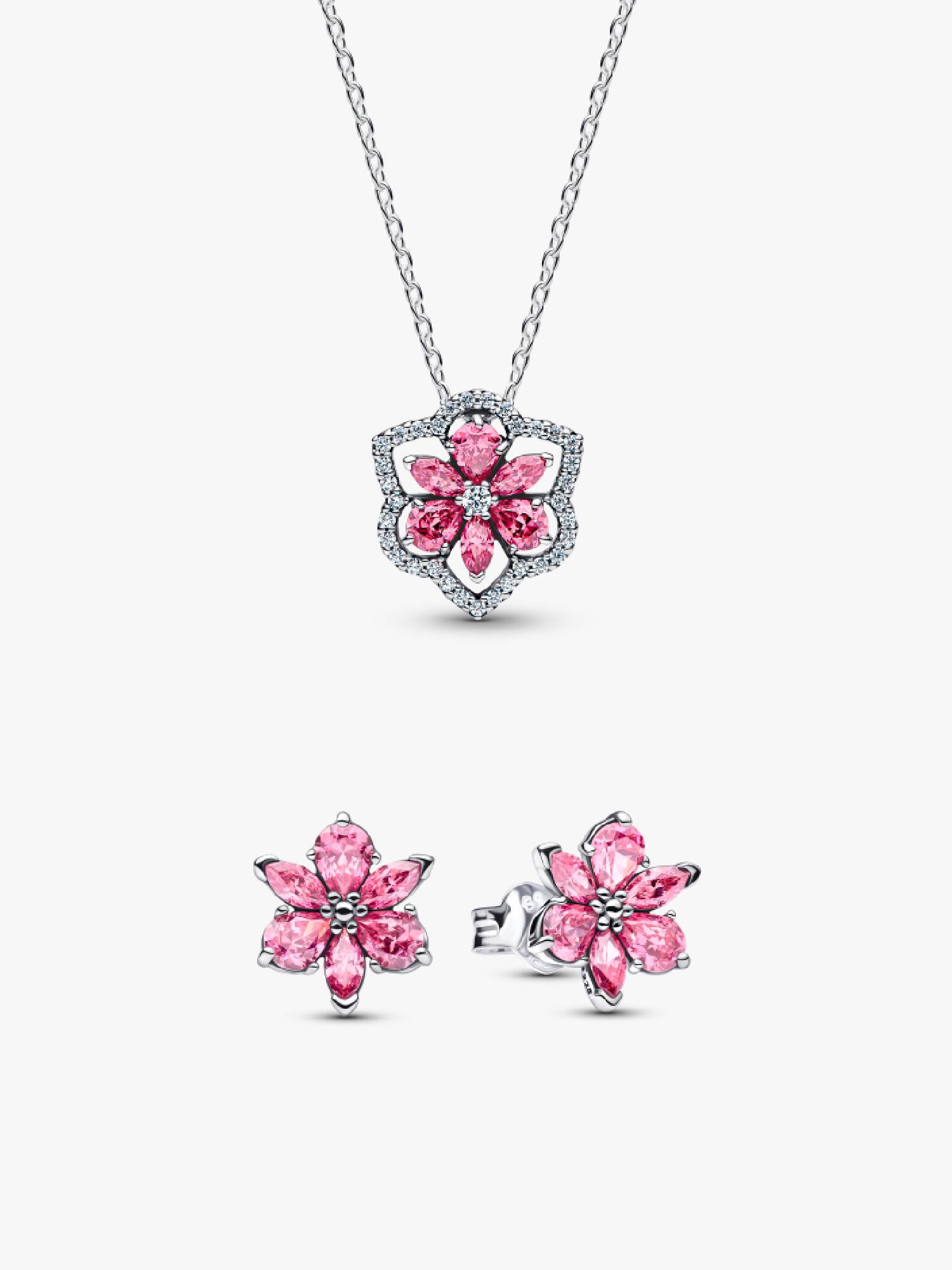 Coffret Cadeau Herbier Fleur Rose Scintillante