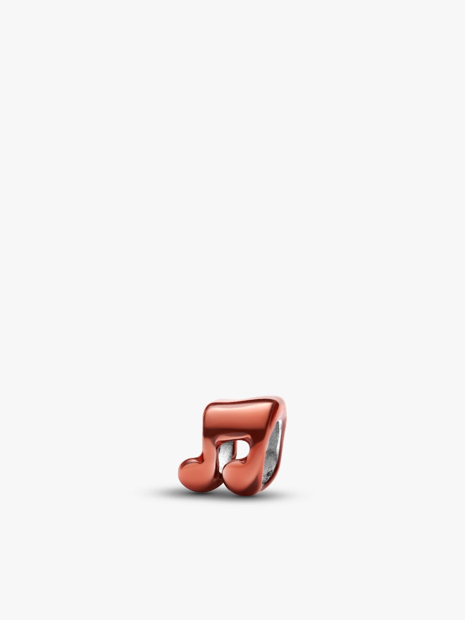 Mini Charm Note de Musique Orange