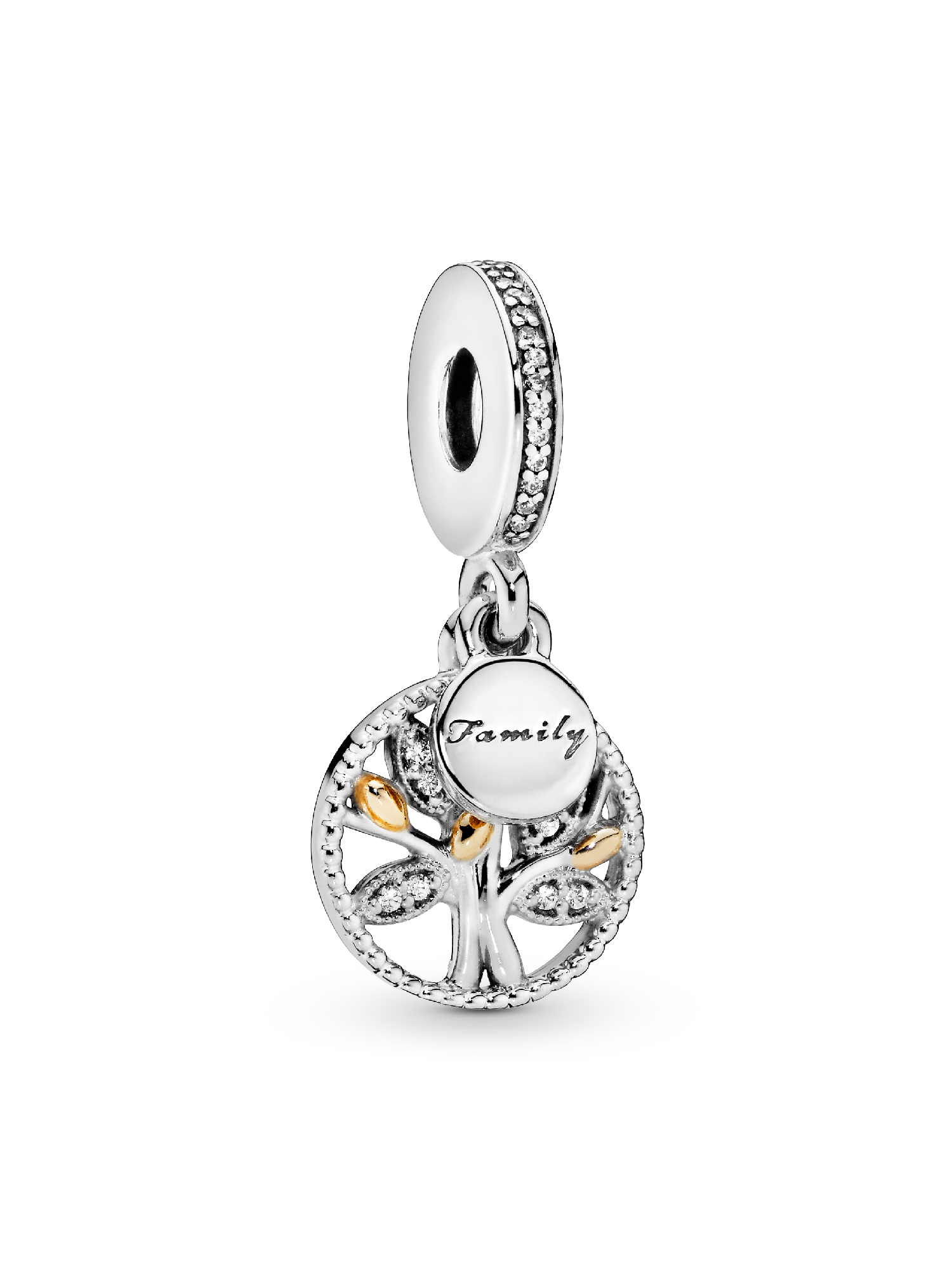 Charm pendentif arbre de vie scintillant