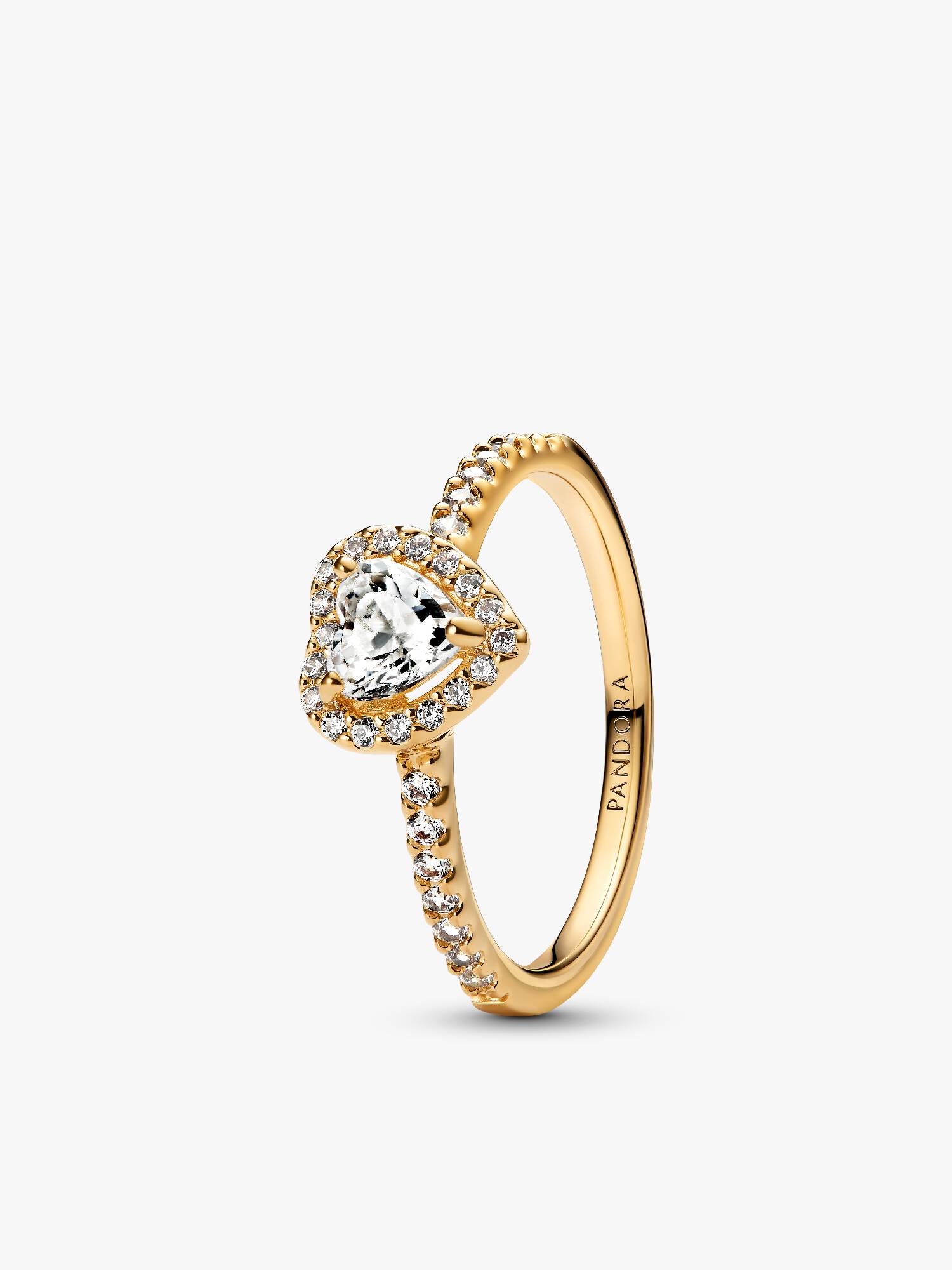 Bague Cœur Surélevé