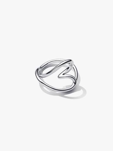 Bague Cœur Organique
