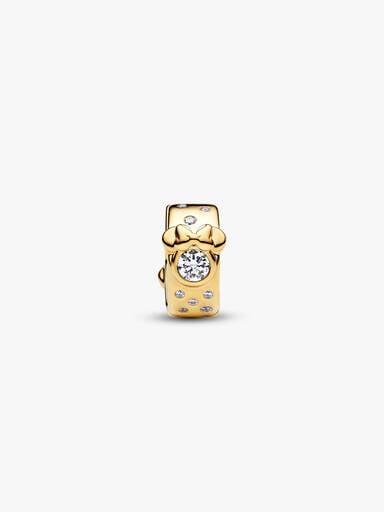 Charm Clip Disney Mickey et Minnie Doré