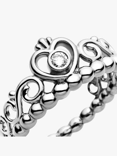 Bague couronne diadème de princesse