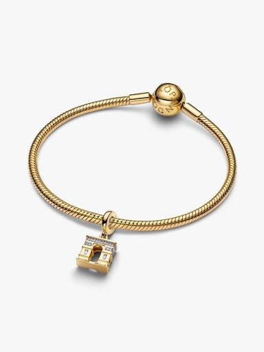 Charm pendant Arc de Triomphe Doré