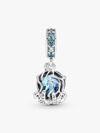Charm Pendant Poulpe Adorable en Verre de Murano