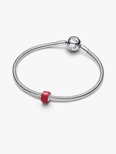 Mini Charm Verre de Murano Rouge