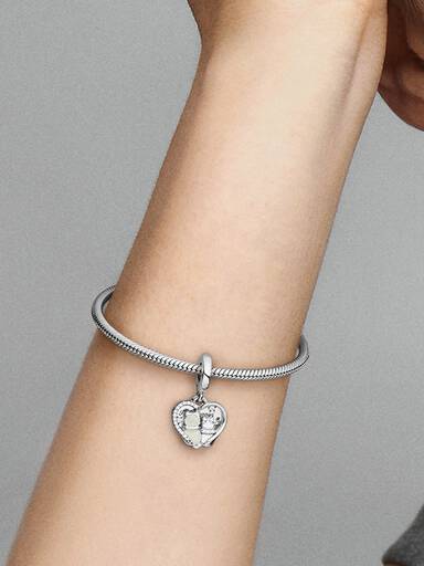 Charm Pendant Chats & Cœurs