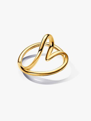 Bague Cœur de Forme Organique