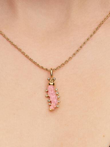 Charm Chenille Rose Doré