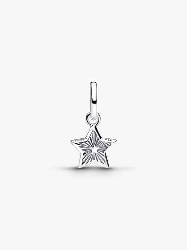 Mini Charm Pendant Étoile Bleue