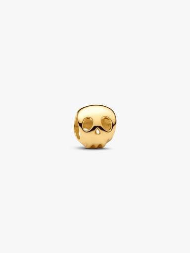 Mini Charm Tête de Mort Doré