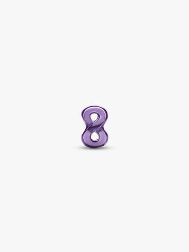 Mini Charm Symbole de l’Infini Violet
