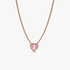 Collier Cœur Rose Collier Cœur Rose