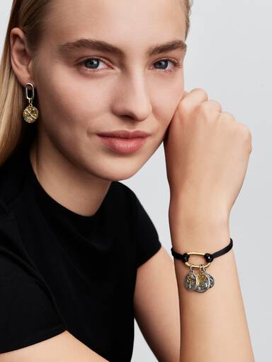 Bracelet Cordon Link Ouvrable Doré