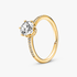 Bague Solitaire Couronne Scintillante Incolore Bague Solitaire Couronne Scintillante Incolore