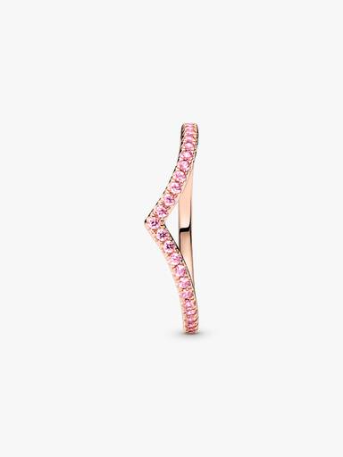 Bague Rose Scintillante Vœu Pandora Timeless