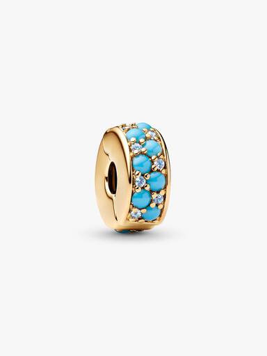 Charm Clip Bleu Azur