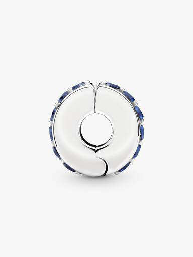 Charm Clip Éclat Bleu