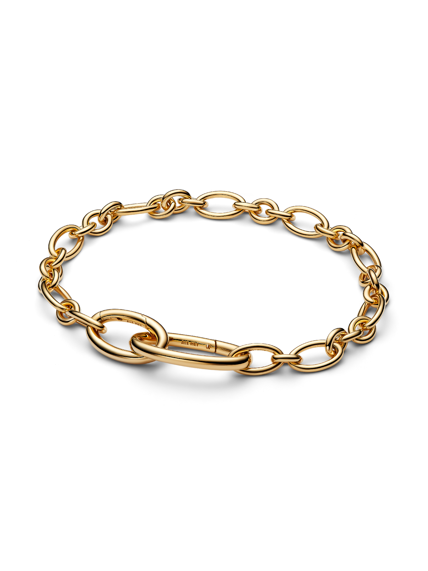 Bracelet Links à maillons Ovales Ouvrables Doré