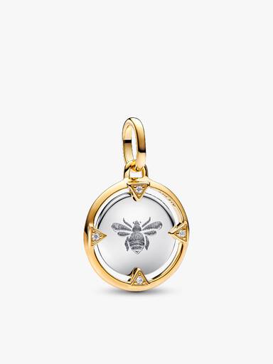 Collier Chaîne Composé Médaillon Abeille