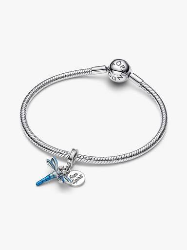Charm Pendant Double Libellule