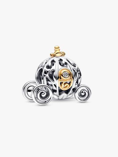 Charm Disney 100e anniversaire Carrosse Enchanté de Cendrillon avec diamant de synthèse