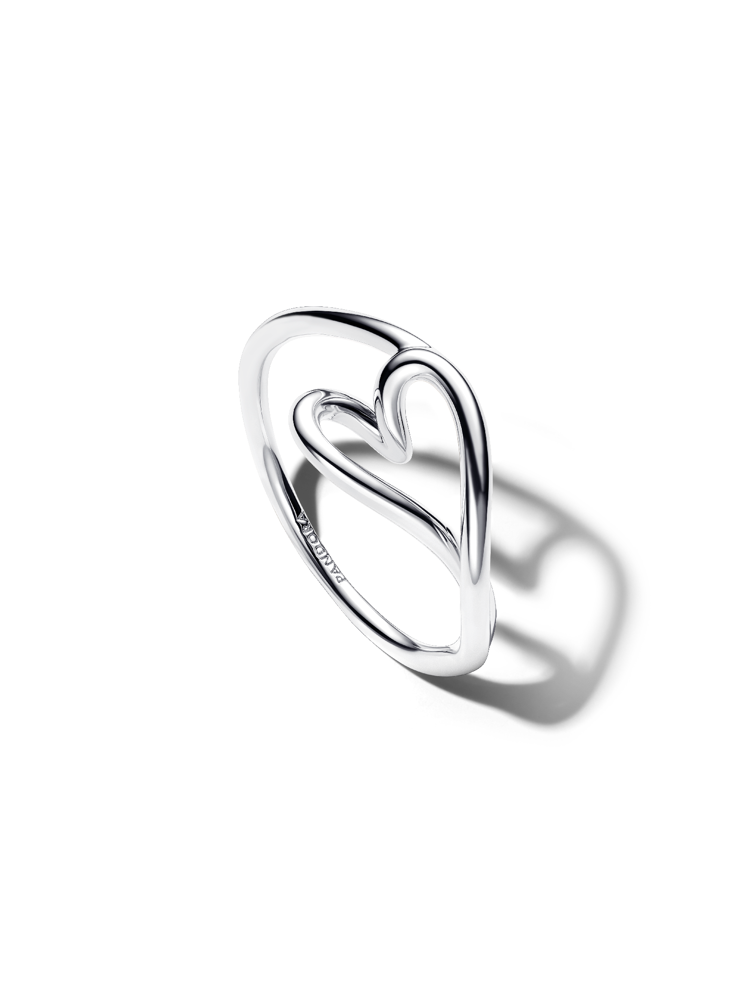 Bague Cœur Organique Petit modèle