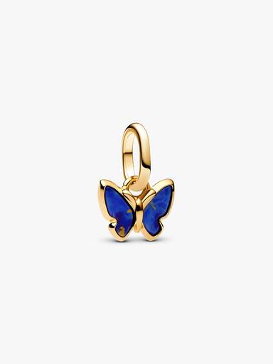Mini Dangle Papillon Bleu