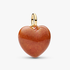 Charm Pendant Cœur Bombé Orange Charm Pendant Cœur Bombé Orange
