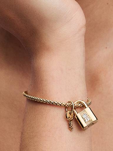 Charm Pendant Cadenas & Clé